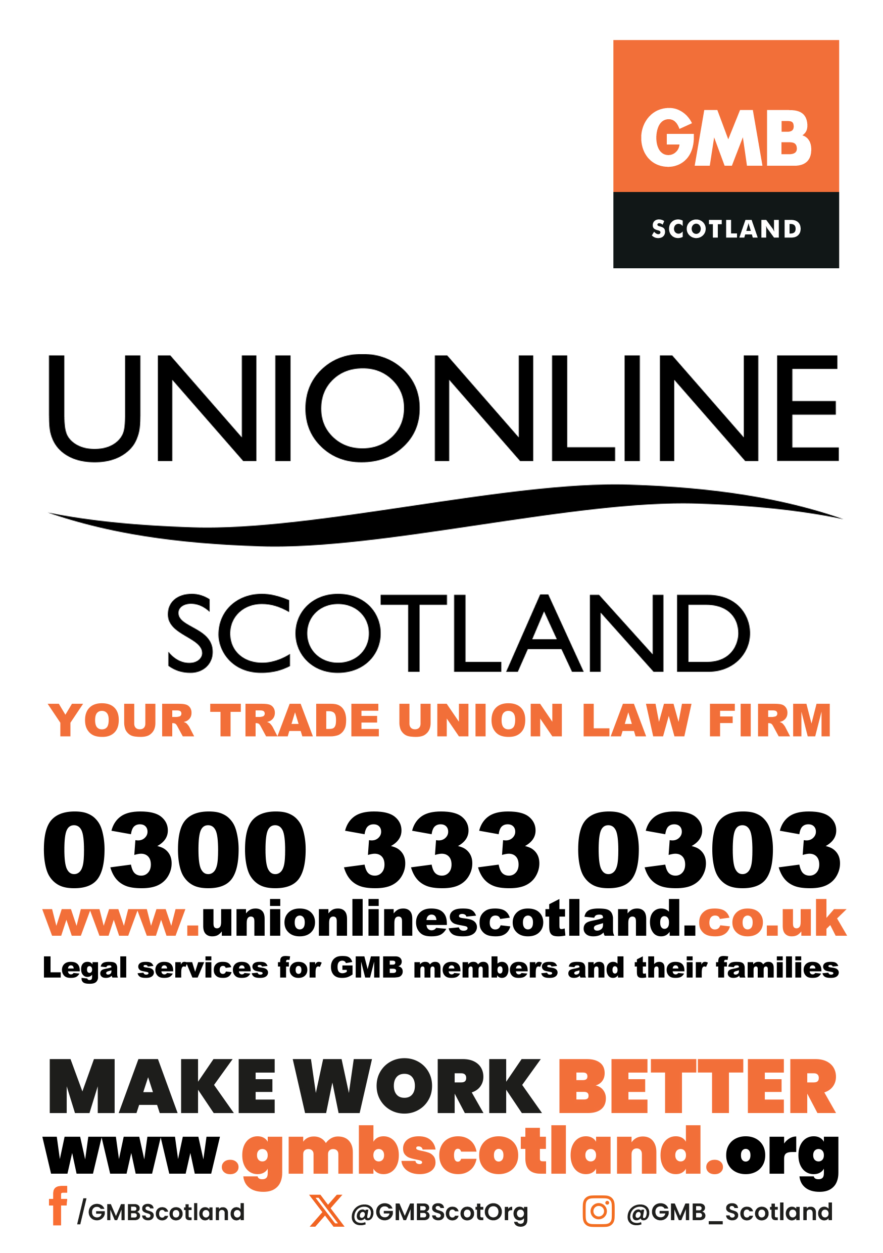 UnionLine Scotland flyer