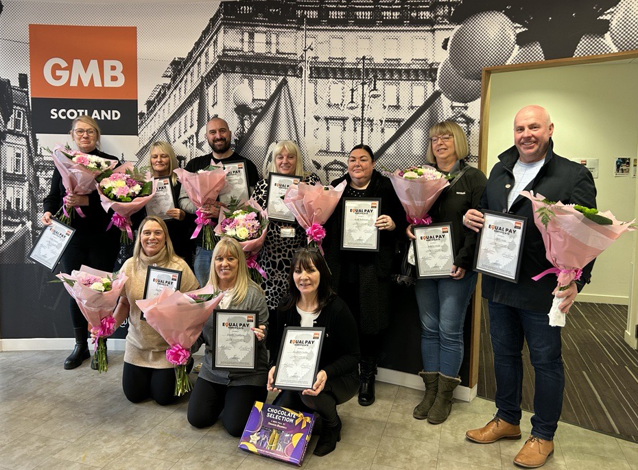 GMB Scotland Reps Equal Pay Day 2023
