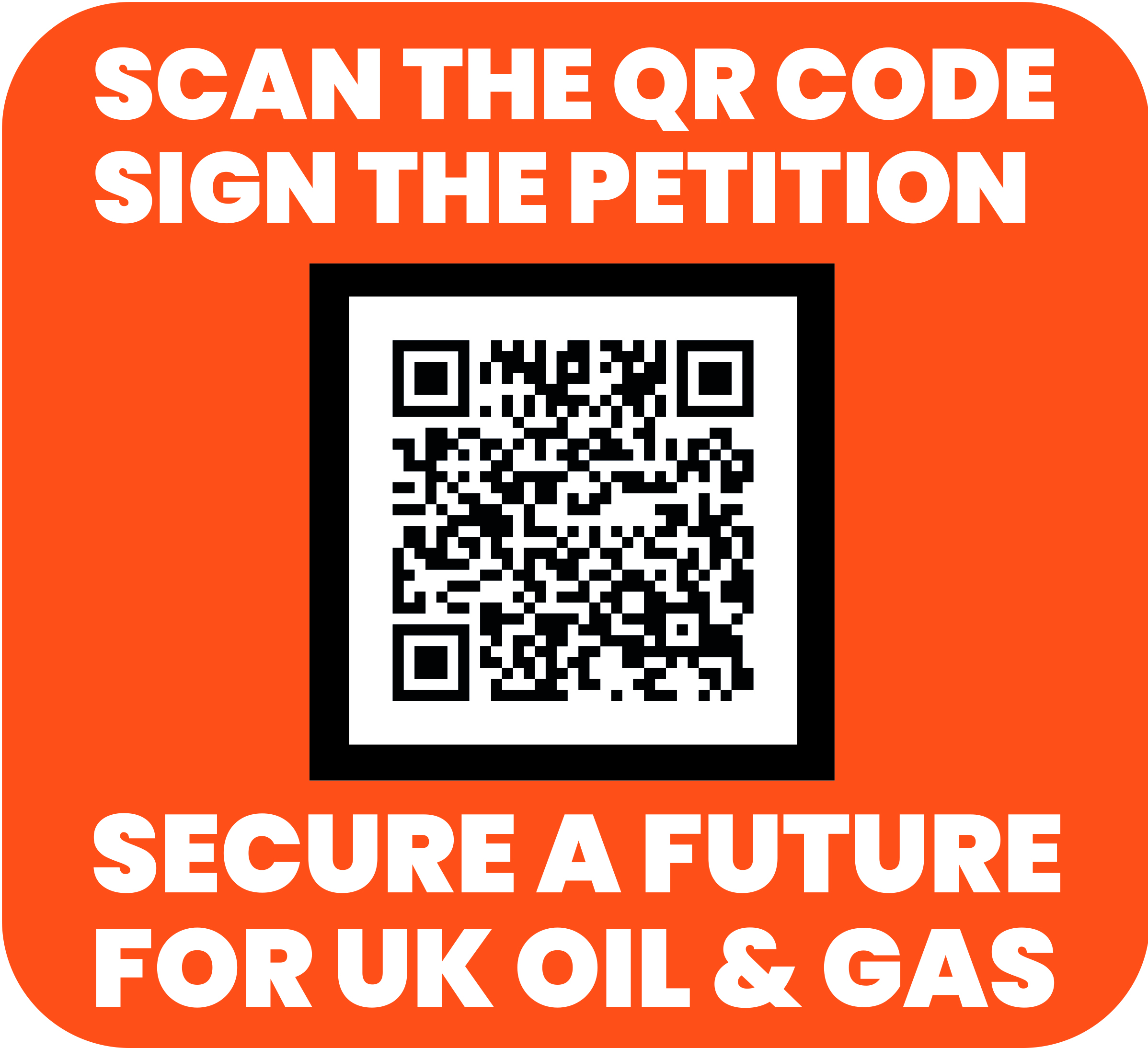 Oil And Gas Petition QR Code